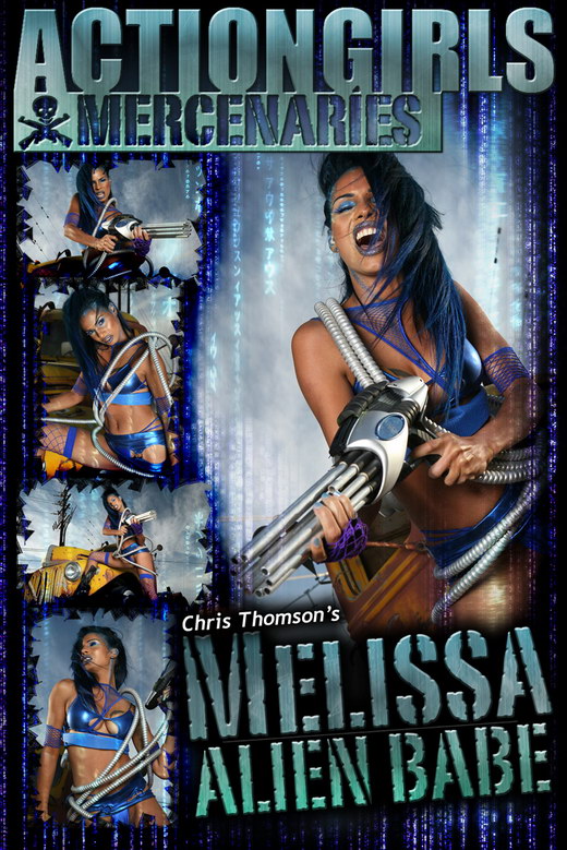 Melissa - `Alien` - by Chris Thomson for ACTIONGIRLS MERCS Melissa - `Alien` - by Chris Thomson for ACTIONGIRLS MERCS