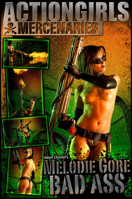 Melodie Gore - `Bad Ass` - by Adam Chilson for ACTIONGIRLS MERCS Melodie Gore - `Bad Ass` - by Adam Chilson for ACTIONGIRLS MERCS