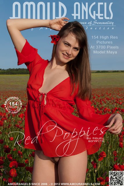 Maya - `Red Poppies` - by Miguel Bonanito for AMOUR ANGELS Maya - `Red Poppies` - by Miguel Bonanito for AMOUR ANGELS