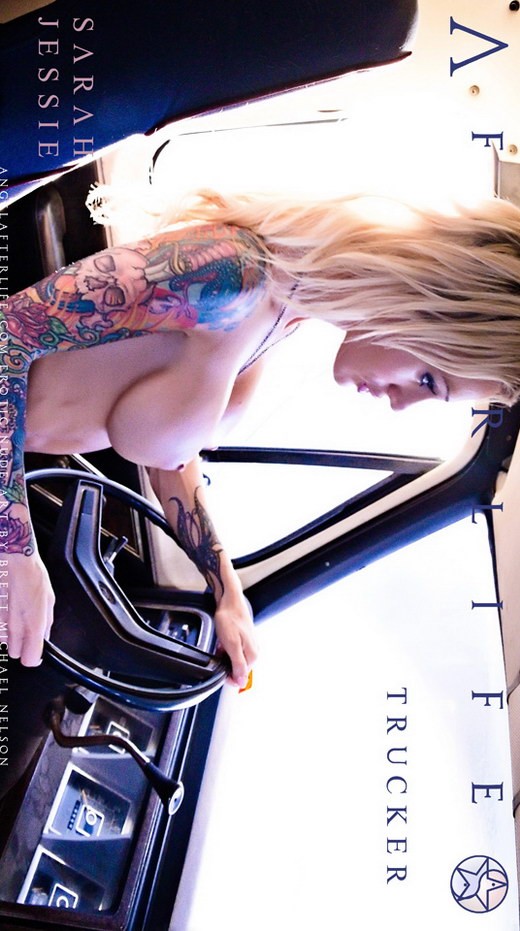 Sarah Jessie - `Trucker` - by Brett Michael Nelson for ANGELAFTERLIFE Sarah Jessie - `Trucker` - by Brett Michael Nelson for ANGELAFTERLIFE