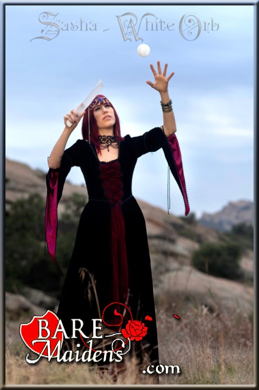 Sasha - `White Orb` - for BARE MAIDENS Sasha - `White Orb` - for BARE MAIDENS