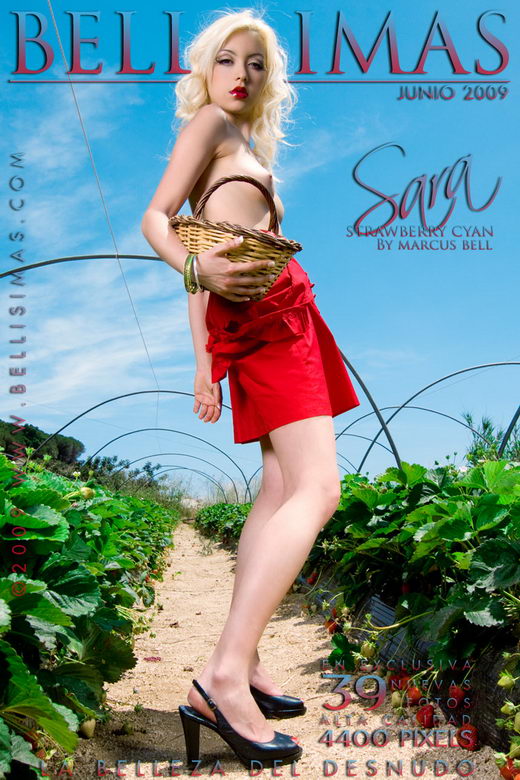 Sara - `Strawberry Cyan` - by Marcus Bell for BELLISIMAS Sara - `Strawberry Cyan` - by Marcus Bell for BELLISIMAS