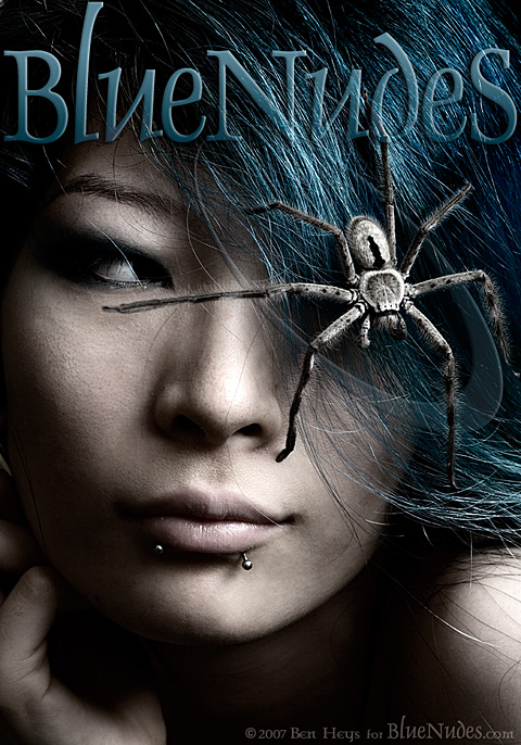 Kessie - `Spider-Woman` - by Ben Heys for BLUENUDES Kessie - `Spider-Woman` - by Ben Heys for BLUENUDES
