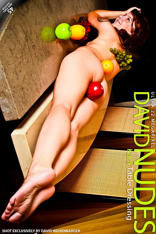 Kara - `Table Dressing` - by David Weisenbarger for DAVID-NUDES Kara - `Table Dressing` - by David Weisenbarger for DAVID-NUDES