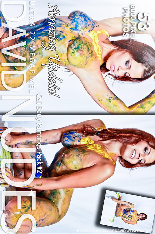 Cali - `Body Paintings - Pack #2` - by David Weisenbarger for DAVID-NUDES Cali - `Body Paintings - Pack #2` - by David Weisenbarger for DAVID-NUDES
