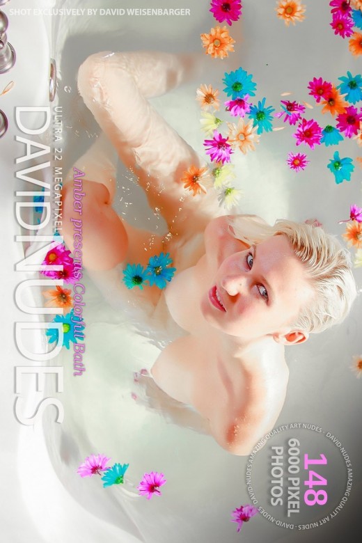 Amber - `Colorful Bath` - by David Weisenbarger for DAVID-NUDES Amber - `Colorful Bath` - by David Weisenbarger for DAVID-NUDES