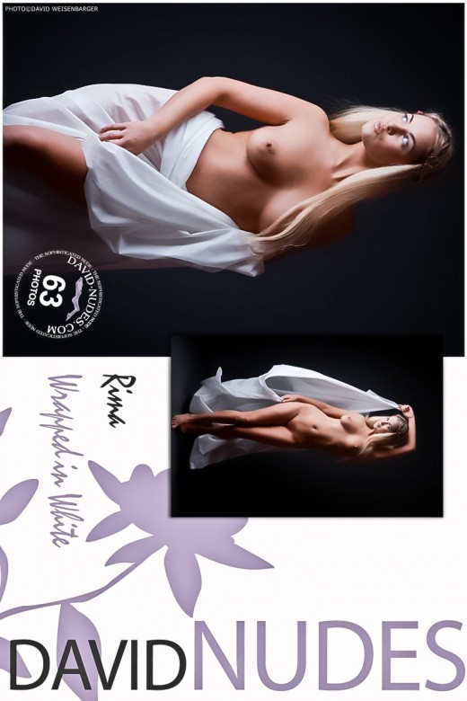 Rima - `Wrapped In White` - by David Weisenbarger for DAVID-NUDES Rima - `Wrapped In White` - by David Weisenbarger for DAVID-NUDES