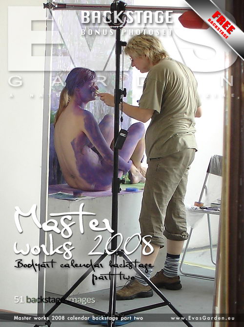 `Master Works 2008 Calendar Backstage Part Two` - for EVASGARDEN `Master Works 2008 Calendar Backstage Part Two` - for EVASGARDEN