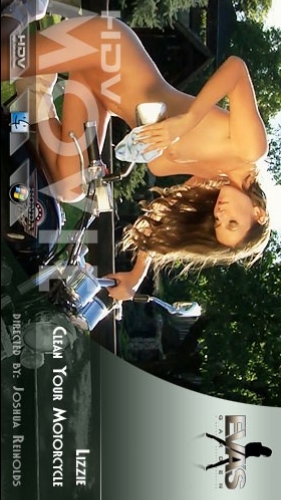 Lizzie - `Clean Your Motorcycle` - by Joshua Reinolds for EVASGARDEN Lizzie - `Clean Your Motorcycle` - by Joshua Reinolds for EVASGARDEN