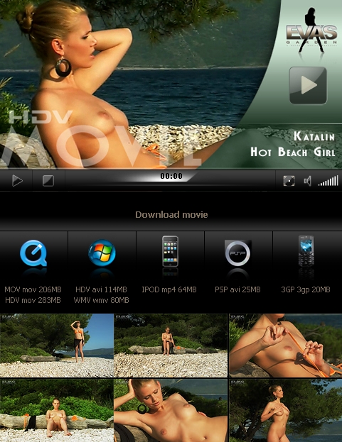 Katalin - `Hot Beach Girl` - for EVASGARDEN Katalin - `Hot Beach Girl` - for EVASGARDEN