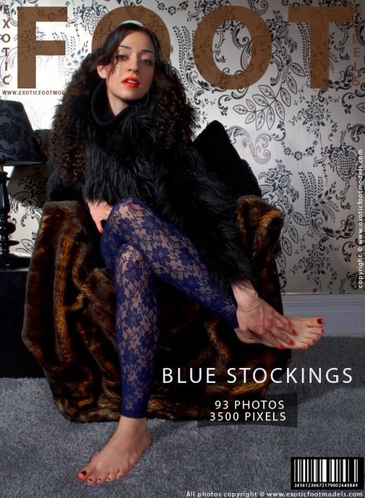 Yasaman - `Blue Stockings` - for EXOTICFOOTMODELS Yasaman - `Blue Stockings` - for EXOTICFOOTMODELS
