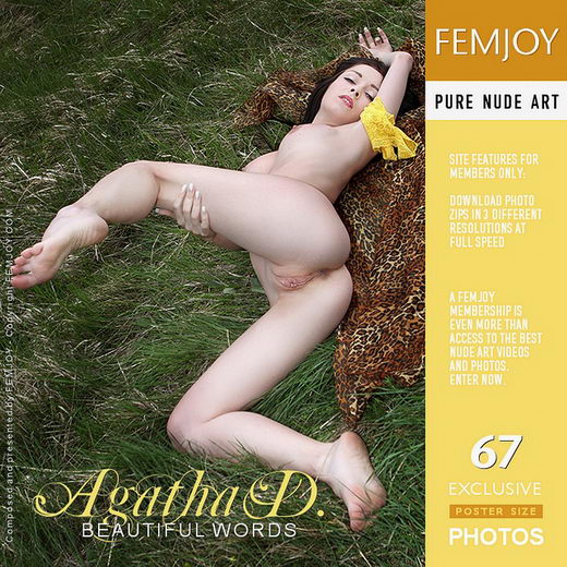 Agatha D - `Beautiful Words` - by Valery Anzilov for FEMJOY Agatha D - `Beautiful Words` - by Valery Anzilov for FEMJOY