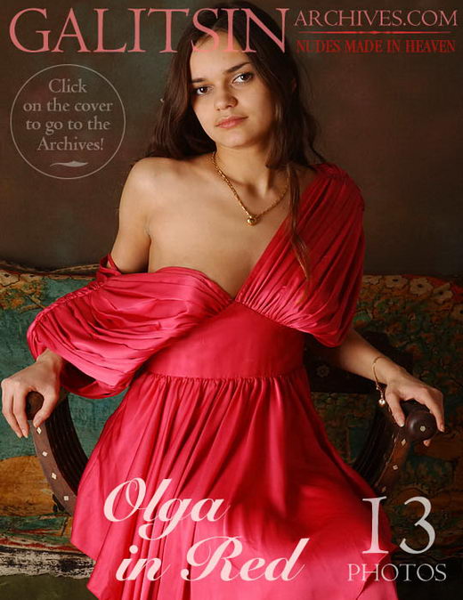 Olga - `Olga in Red` - by Galitsin for GALITSIN-ARCHIVES Olga - `Olga in Red` - by Galitsin for GALITSIN-ARCHIVES
