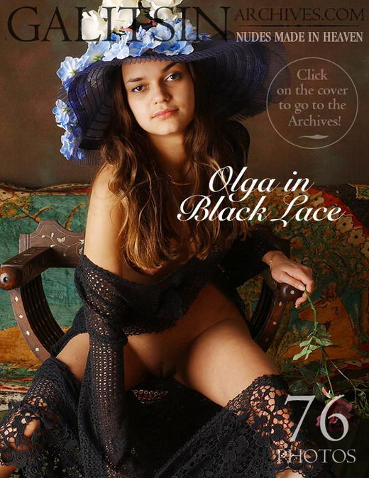 Olga - `Olga in Black Lace` - by Galitsin for GALITSIN-ARCHIVES Olga - `Olga in Black Lace` - by Galitsin for GALITSIN-ARCHIVES