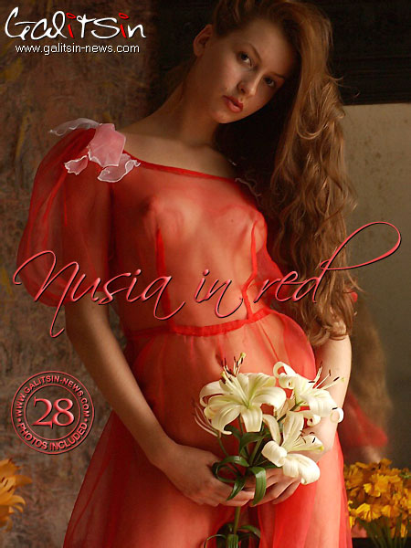 Nusia - `Nusia In Red` - by Galitsin for GALITSIN-NEWS Nusia - `Nusia In Red` - by Galitsin for GALITSIN-NEWS