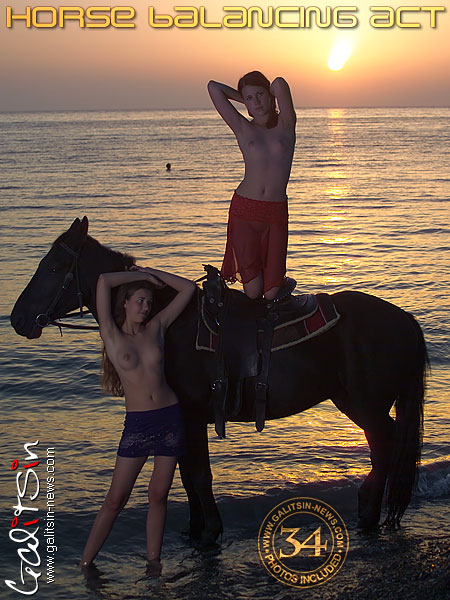 Lina & Maya - `Horse Balancing Act` - by Galitsin for GALITSIN-NEWS Lina & Maya - `Horse Balancing Act` - by Galitsin for GALITSIN-NEWS