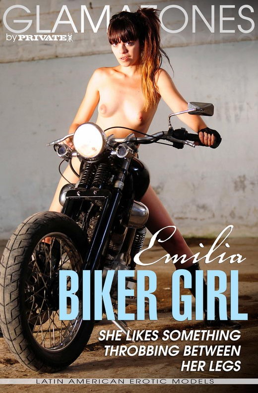 Emilia - `Biker Girl` - by Walter Bosque for GLAMAZONES Emilia - `Biker Girl` - by Walter Bosque for GLAMAZONES