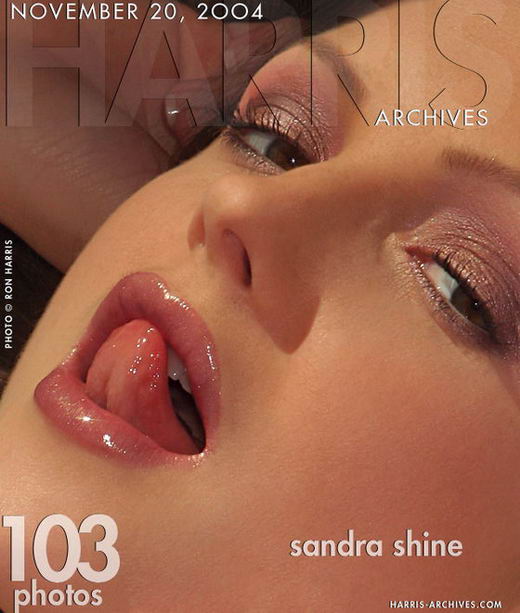 Sandra Shine - `Black & Gold` - by Ron Harris for HARRIS-ARCHIVES Sandra Shine - `Black & Gold` - by Ron Harris for HARRIS-ARCHIVES