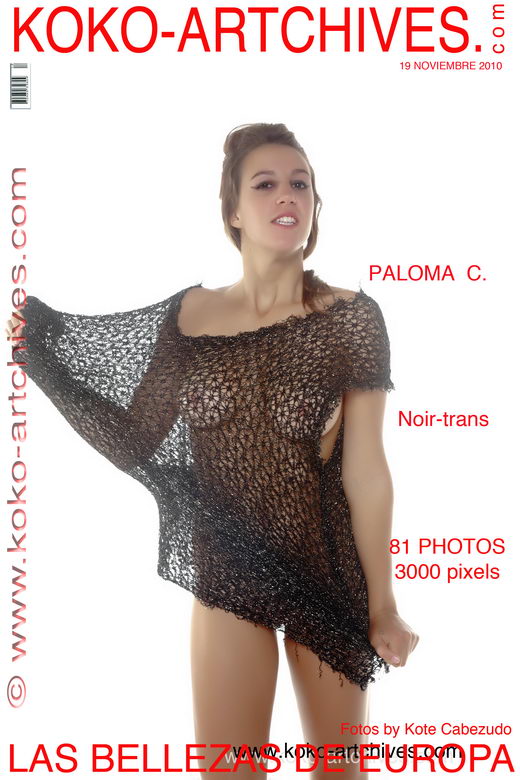 Paloma C - `Noir-trans` - by Kote Cabezudo for KOKO ARCHIVES Paloma C - `Noir-trans` - by Kote Cabezudo for KOKO ARCHIVES