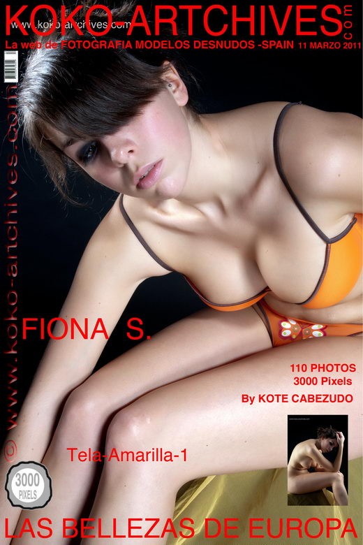 Fiona S - `Tela-Amarilla - 1` - by Kote Cabezudo for KOKO ARCHIVES Fiona S - `Tela-Amarilla - 1` - by Kote Cabezudo for KOKO ARCHIVES
