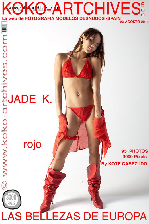Jade K - `Rojo` - by Kote Cabezudo for KOKO ARCHIVES Jade K - `Rojo` - by Kote Cabezudo for KOKO ARCHIVES