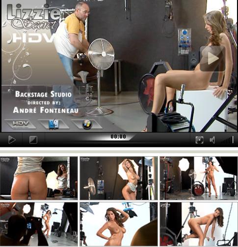 Lizzie Ryan - `Backstage Studio` - by Andre Fonteneau for LIZZIE-SECRET Lizzie Ryan - `Backstage Studio` - by Andre Fonteneau for LIZZIE-SECRET