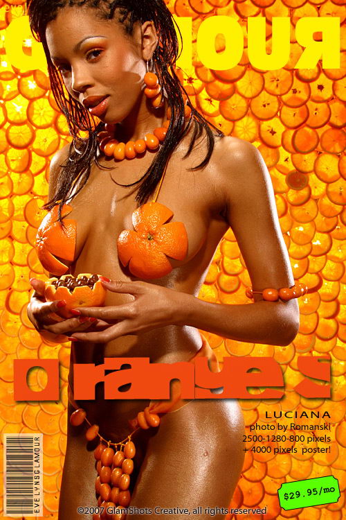 Luciana - `Oranges` - by Tom Veller for MYGLAMOURSITE Luciana - `Oranges` - by Tom Veller for MYGLAMOURSITE