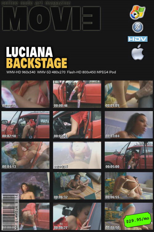 Luciana - `Backstage` - by Tom Veller for MYGLAMOURSITE Luciana - `Backstage` - by Tom Veller for MYGLAMOURSITE
