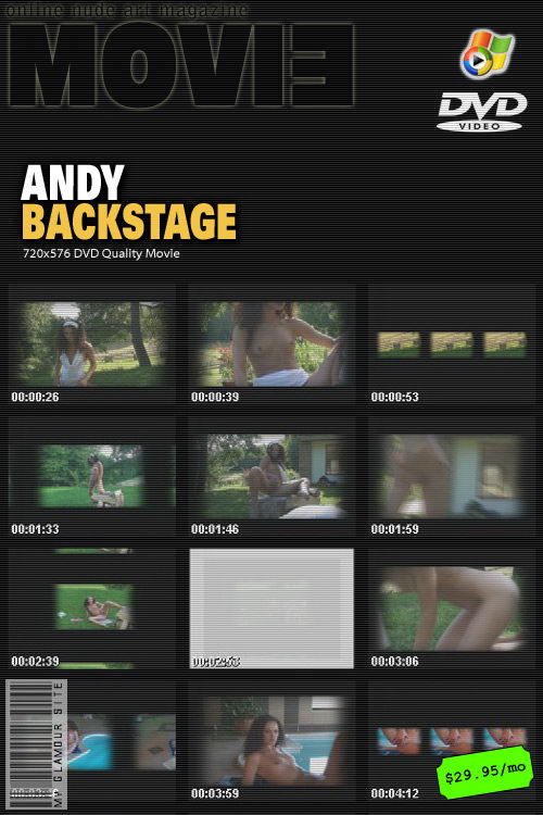 Andy - `Backstage` - by Tom Veller for MYGLAMOURSITE Andy - `Backstage` - by Tom Veller for MYGLAMOURSITE