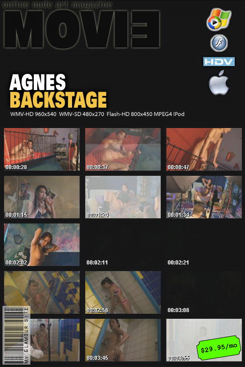 Agnes - `Backstage` - by Tom Veller for MYGLAMOURSITE Agnes - `Backstage` - by Tom Veller for MYGLAMOURSITE
