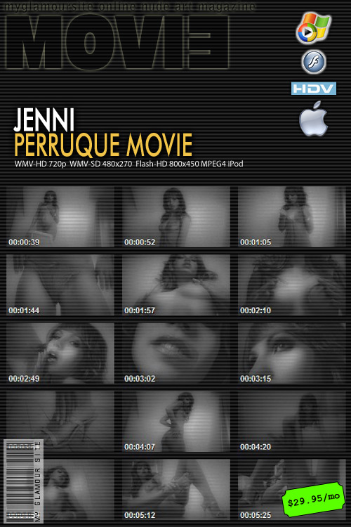 Jenni - `Perruque` - by Tom Veller for MYGLAMOURSITE Jenni - `Perruque` - by Tom Veller for MYGLAMOURSITE