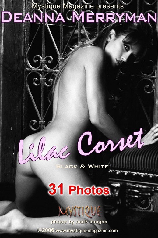 Deanna Merryman - `Lilac Corset Black & White` - by Mark Daughn for MYSTIQUE-MAG Deanna Merryman - `Lilac Corset Black & White` - by Mark Daughn for MYSTIQUE-MAG