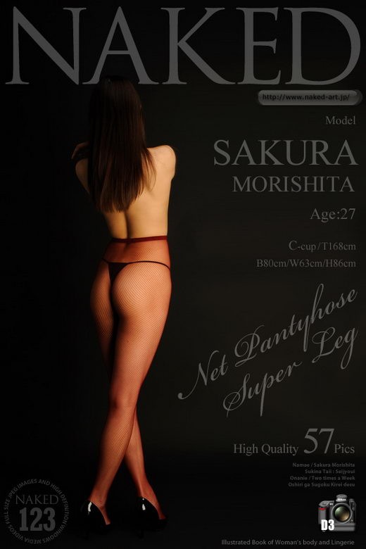 Sakura Morishita - `Issue 123 Net Pantyhose Super Leg` - for NAKED-ART Sakura Morishita - `Issue 123 Net Pantyhose Super Leg` - for NAKED-ART
