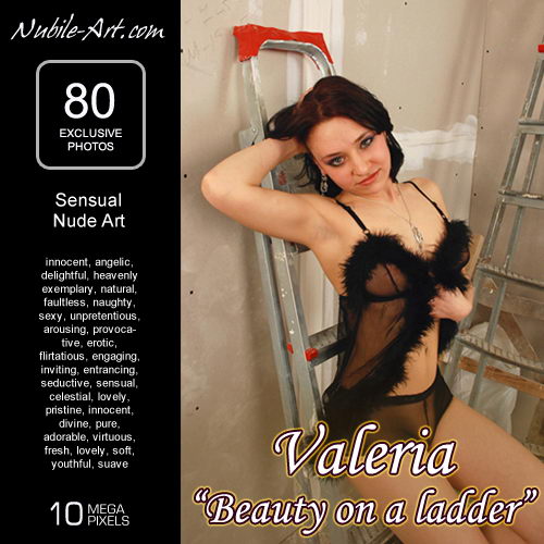Valeria - `Beauty on a Ladder` - for NUBILE-ART Valeria - `Beauty on a Ladder` - for NUBILE-ART