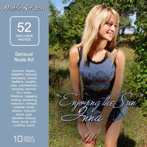 Inna - `Enjoying the Sun` - for NUBILE-ART Inna - `Enjoying the Sun` - for NUBILE-ART