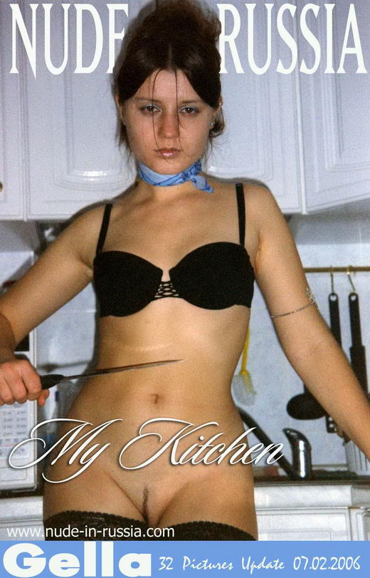 Gella - `The Kitchen` - for NUDE-IN-RUSSIA Gella - `The Kitchen` - for NUDE-IN-RUSSIA