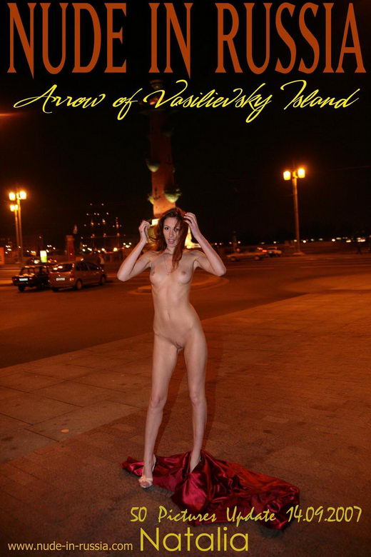 Natalia - `Arrow of Vasilievsky Island` - for NUDE-IN-RUSSIA Natalia - `Arrow of Vasilievsky Island` - for NUDE-IN-RUSSIA