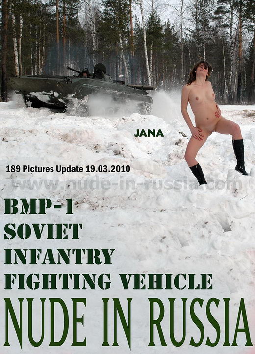 Jana - `Soviet Infantry Fighting Vehicle` - for NUDE-IN-RUSSIA Jana - `Soviet Infantry Fighting Vehicle` - for NUDE-IN-RUSSIA