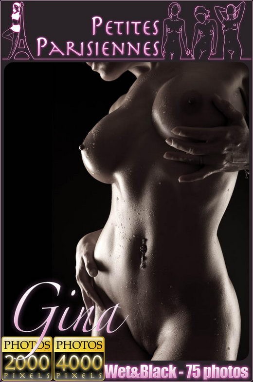 Gina - `Wet & Black` - for PETITES PARISIENNES Gina - `Wet & Black` - for PETITES PARISIENNES