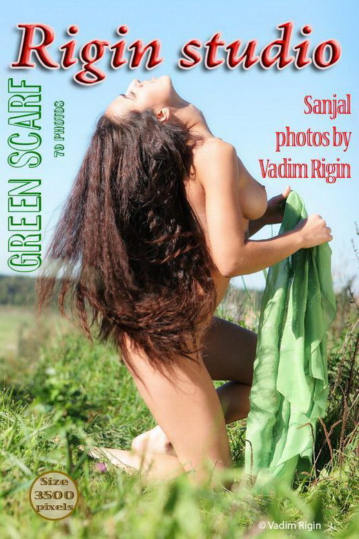 Sanjal - `Green Scarf` - by Vadim Rigin for RIGIN-STUDIO Sanjal - `Green Scarf` - by Vadim Rigin for RIGIN-STUDIO