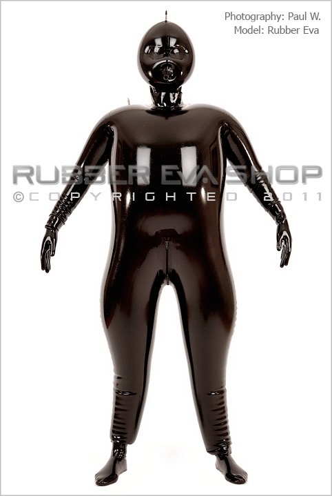 Rubber Eva - `Inflatable Rubber Catsuit` - by Paul W for RUBBEREVA Rubber Eva - `Inflatable Rubber Catsuit` - by Paul W for RUBBEREVA