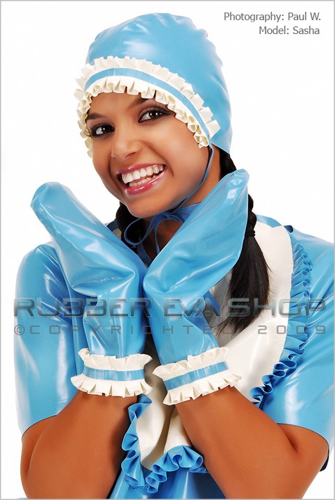 Sasha - `Frilly Rubber Bonnet` - by Paul W for RUBBEREVA Sasha - `Frilly Rubber Bonnet` - by Paul W for RUBBEREVA