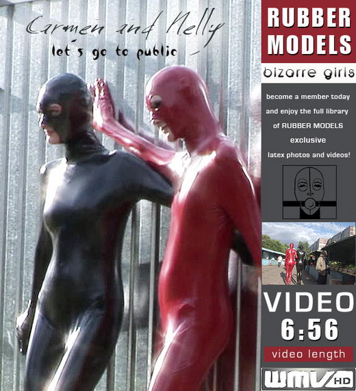 Carmen & Nelly - `let`s go to public` - for RUBBERMODELS Carmen & Nelly - `let`s go to public` - for RUBBERMODELS