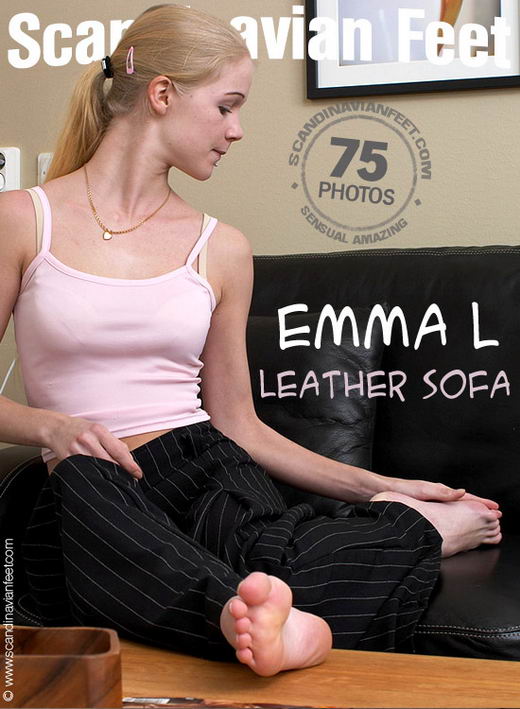 Emma L - `Leather Sofa` - for SCANDINAVIANFEET Emma L - `Leather Sofa` - for SCANDINAVIANFEET