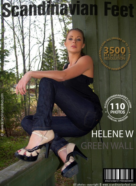 Helene W - `#391 - Green Wall` - for SCANDINAVIANFEET Helene W - `#391 - Green Wall` - for SCANDINAVIANFEET