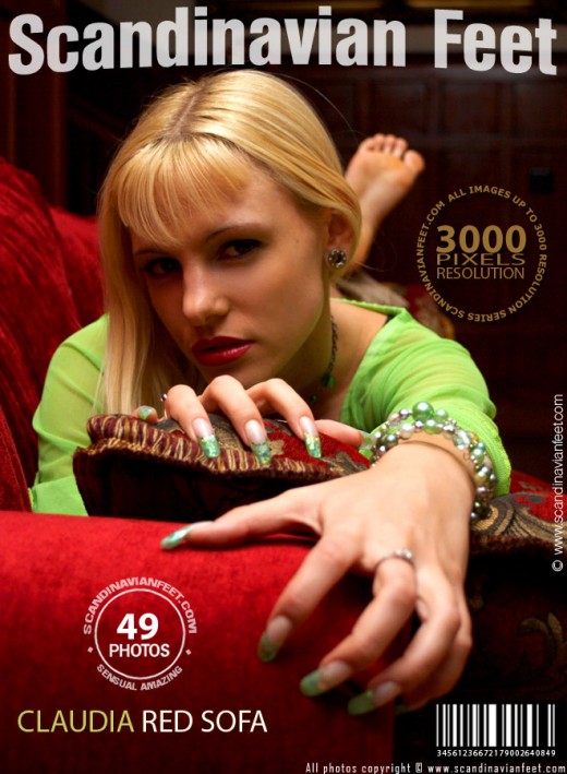 Claudia - `Red Sofa` - for SCANDINAVIANFEET Claudia - `Red Sofa` - for SCANDINAVIANFEET