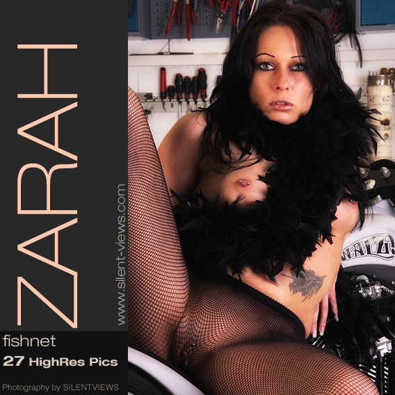 Zarah - `#188 - Fishnet` - for SILENTVIEWS Zarah - `#188 - Fishnet` - for SILENTVIEWS