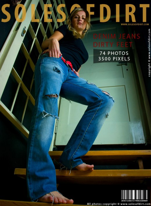 Jean - `Denim Jeans Dirty Feet` - for SOLESOFDIRT Jean - `Denim Jeans Dirty Feet` - for SOLESOFDIRT