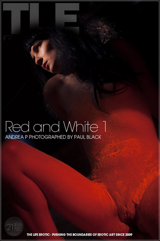 Andrea P - `Red And White 1` - by Paul Black for THELIFEEROTIC Andrea P - `Red And White 1` - by Paul Black for THELIFEEROTIC