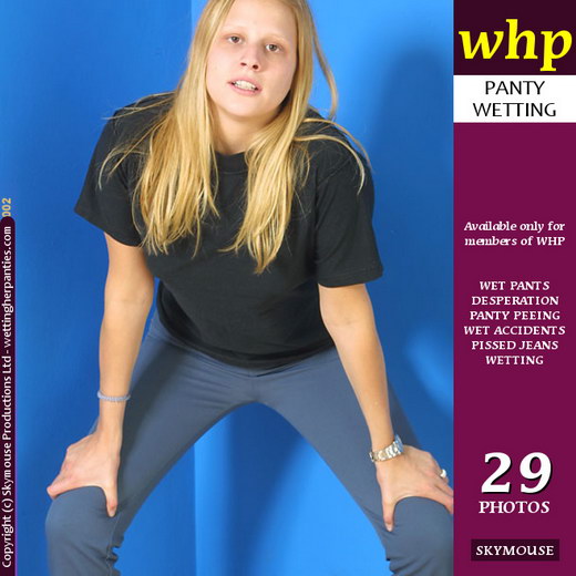 Traci - `Traci Blissfully Pees In Her Super Tight Pants` - by Skymouse for WETTINGHERPANTIES Traci - `Traci Blissfully Pees In Her Super Tight Pants` - by Skymouse for WETTINGHERPANTIES